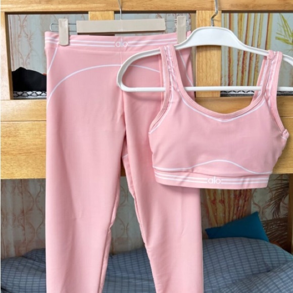 ALO Yoga Other - ALO Yoga Blue Jumpsuit Set, Size S